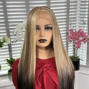 Lisa 13 x7 Free part synthetic front lace wig