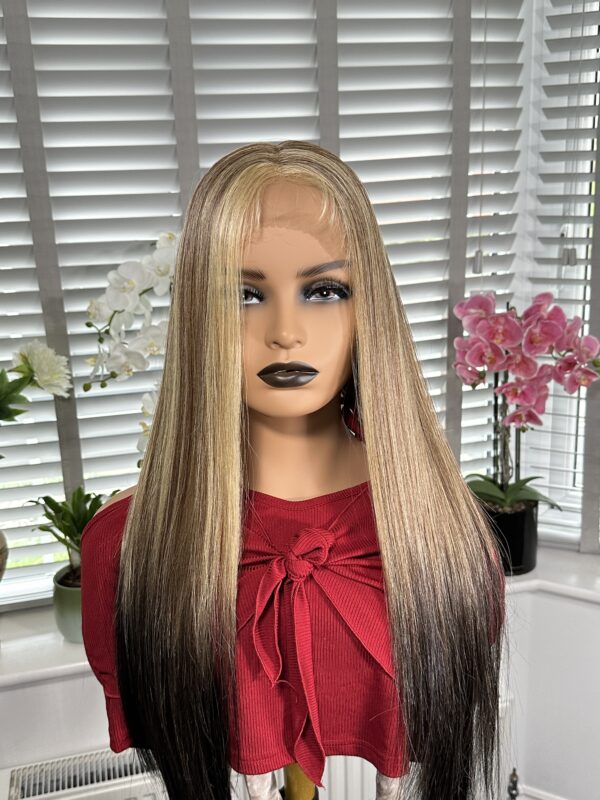 Lisa 13 x7 Free part synthetic front lace wig