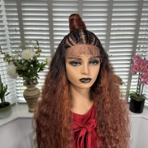 Keisha 13 x 7Free part synthetic front lace wig