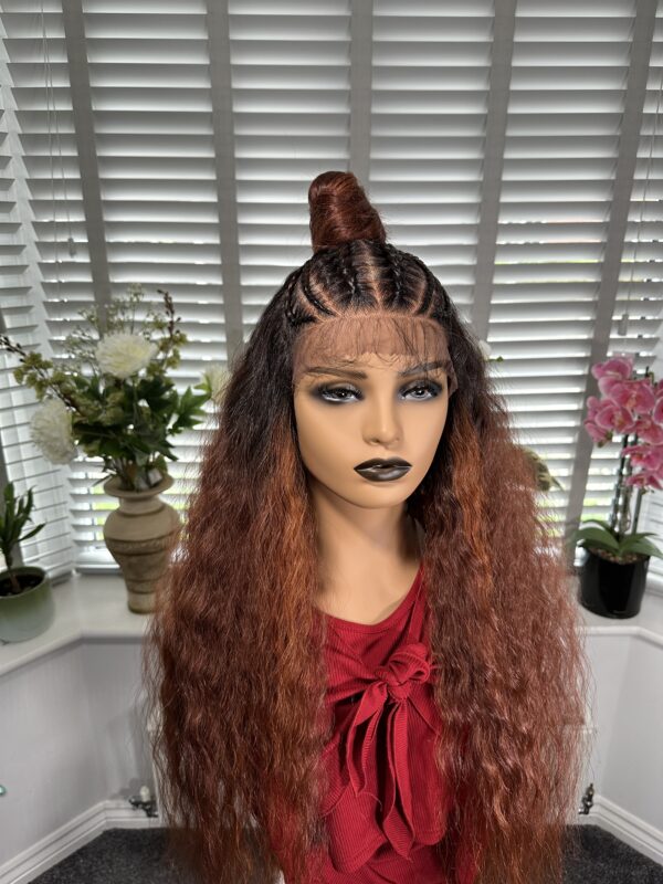 Keisha 13 x 7Free part synthetic front lace wig - Image 2