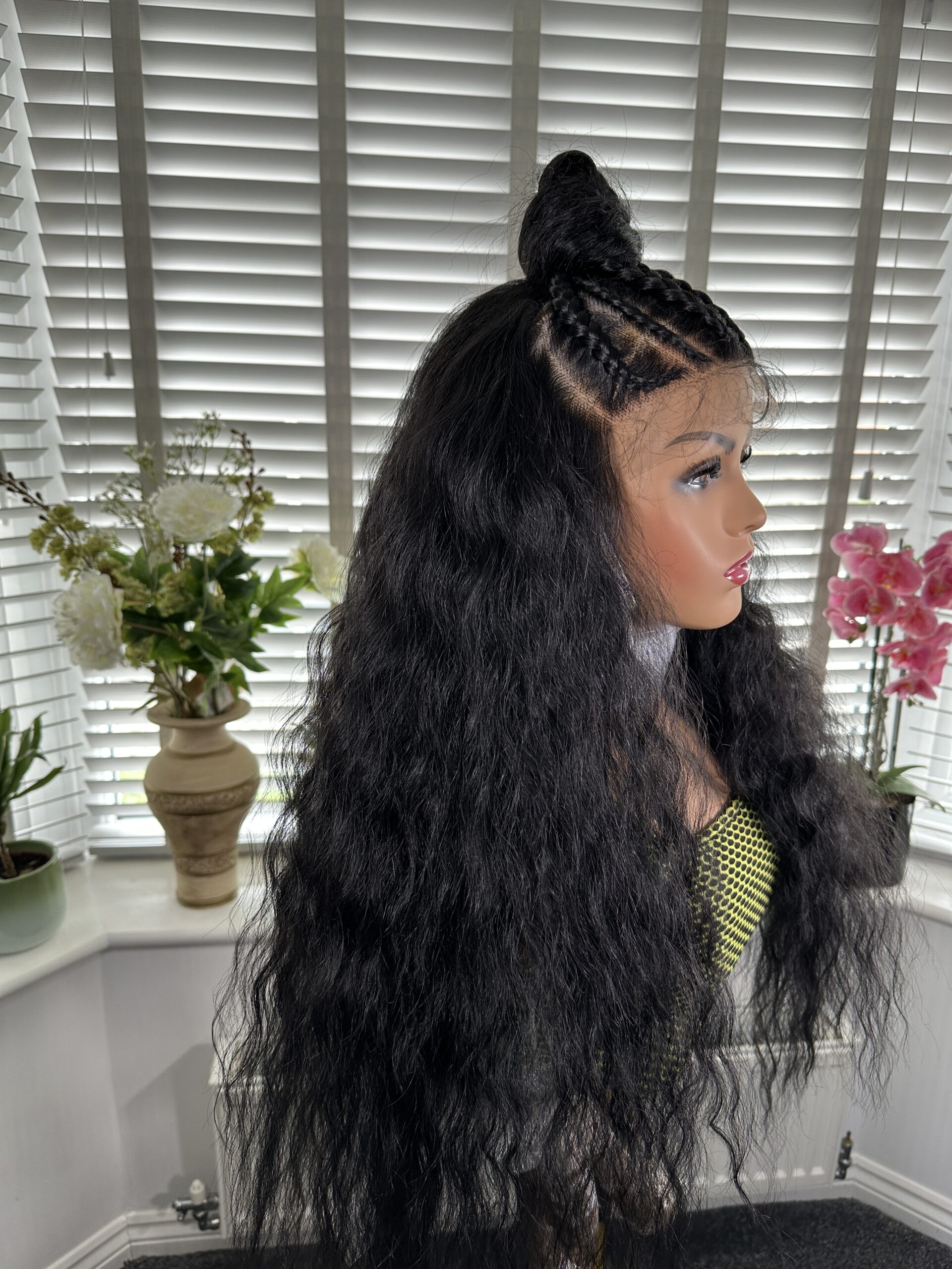 Layomie 13×7 Free Part Synthetic Lace Front Wig