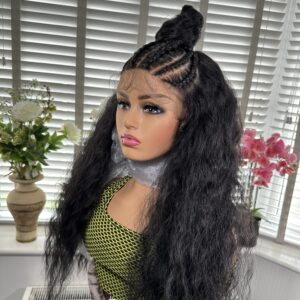 Layomie 13×7 Free Part Synthetic Lace Front Wig