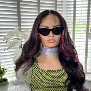 April 13×7 Free Part Synthetic Lace Front Wig